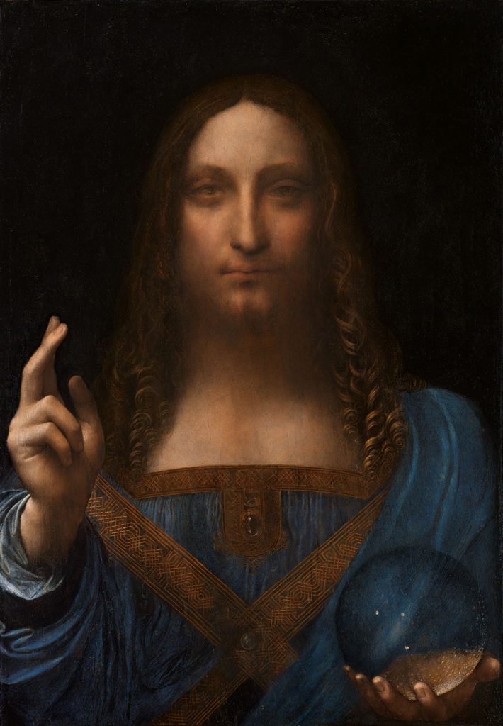 És nem is biztos, hogy Leonardo festette (forrás: Wikipédia)