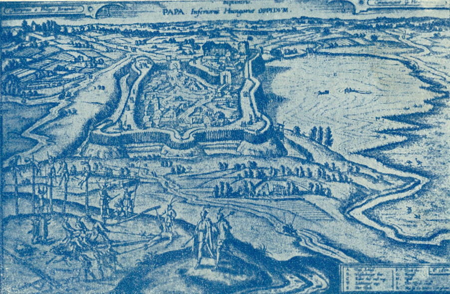 1600-ban még palánkvár rondellákkal (MaNDA)