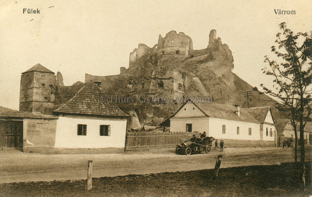 A vár romjai 1916-ban (MaNDA)