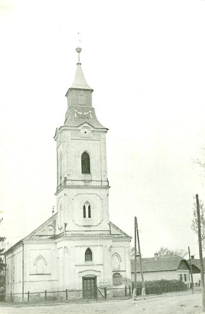 Református templom Panyolán, 1959-ben (MaNDA)