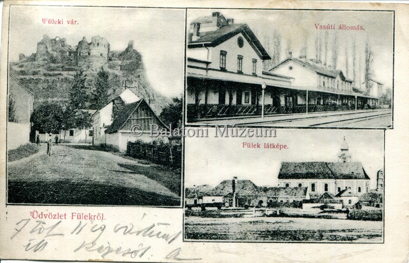 A település egy 1906-os képeslapon (MaNDA)