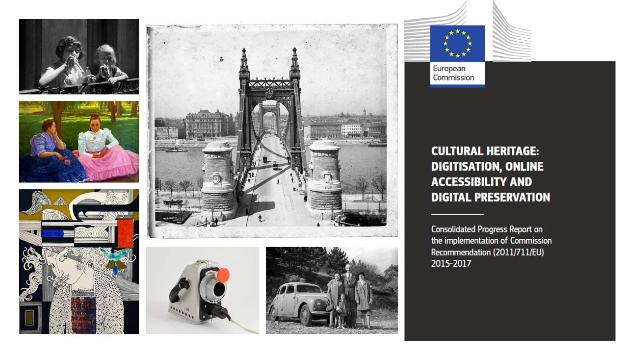 Európai Bizottság jelentése a kulturális örökségről: digitalizáció, online hozzáférhetőség és digitális megőrzés