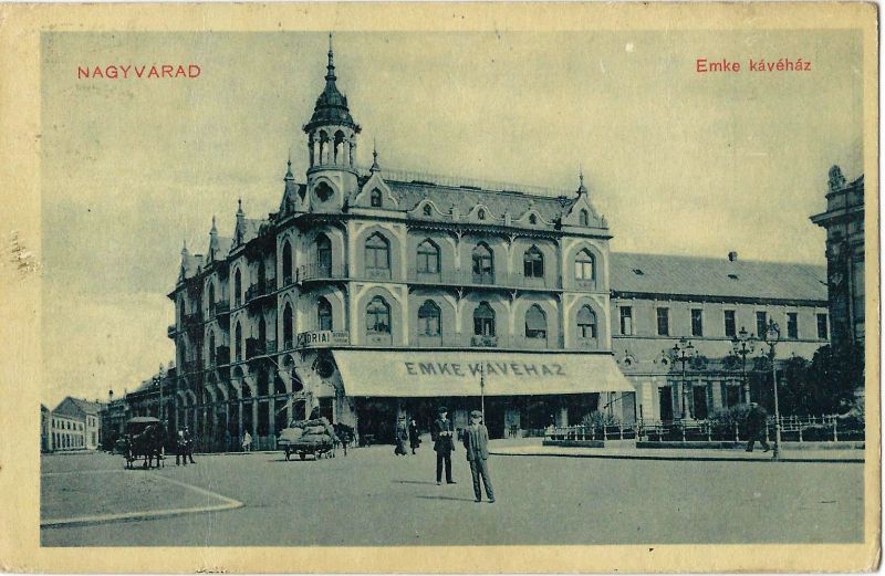 Emke Kávéház - képeslap, Nagyvárad, 1911 - MKVM, CC BY-NC-ND