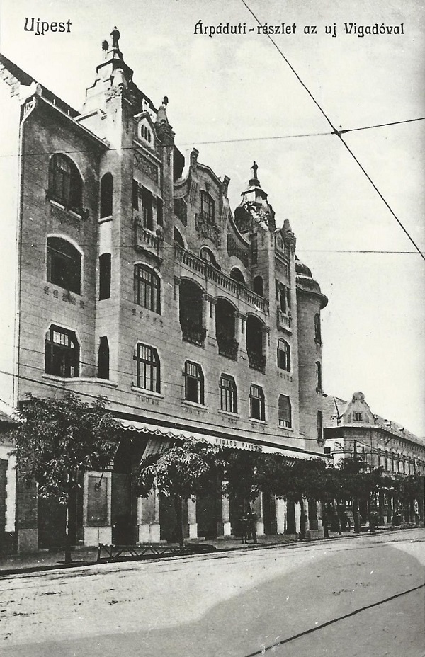 Az Apolló-ház a Vigadó kávéházzal, 1926 - Magyar Kereskedelmi és Vendéglátóipari Múzeum, CC BY-NC-ND