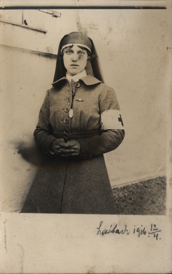 Goszthonyi Mária mint ápolónő, 1916 - Rippl-Rónai Megyei Hatókörű Városi Múzeum, CC BY