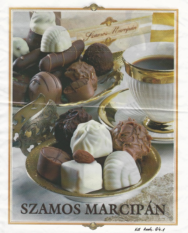 Szamos Marcipán, csomagolóanyag, 2004 - Magyar Kereskedelmi és Vendéglátóipari Múzeum, CC BY-NC-ND