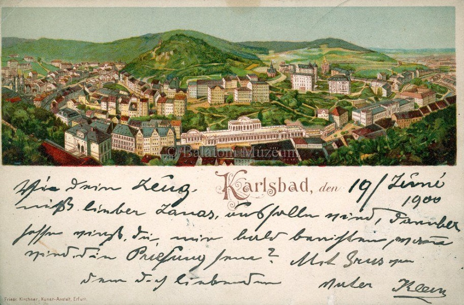 Karlsbad látképe, 1900 - Terleczky József, CC BY-NC-ND