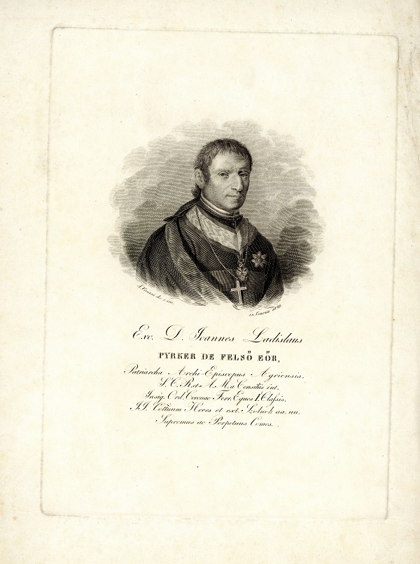 Pyrker János László egri érsek (1772-1847) portréja - Piarista Rend Magyar Tartománya, CC BY-NC-ND