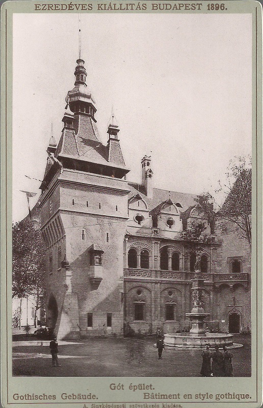 Vajdahunyad-vár 1896-ban - Magyar Kereskedelmi és Vendéglátóipari Múzeum, CC BY-NC-ND