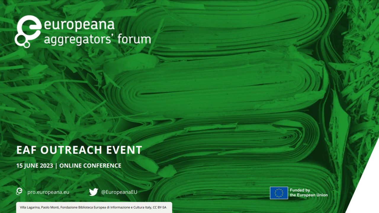 Europeana Aggregators’ Forum Outreach Event 2023