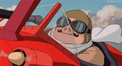 Porco Rosso aviator thumbs up